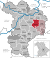 Lage der Gemeinde Hausen im Landkreis Kelheim