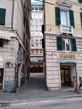 Headquarters of Banca Carige in Genoa