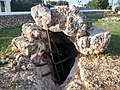 Entrance of the hypogeum