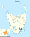 Hobart City LGA Tasmania locator map inset.svg 