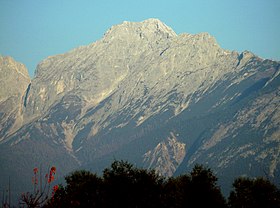 Vue de la face sud-est du Hochwand.