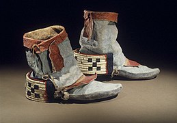 هوپی پوئبلو (بومی آمریکا)، کفش رقص، اواخر قرن ۱۹، موزه بروکلین