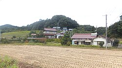 細川町中里の街並み