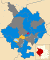 Huntingdonshire UK local election 2015 map.svg