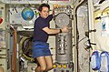 ISS-04 Daniel W. Bursch works on the Elektron Oxygen Generator in the Zvezda Service Module.jpg