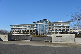 茨城県立波崎高等学校　正門前