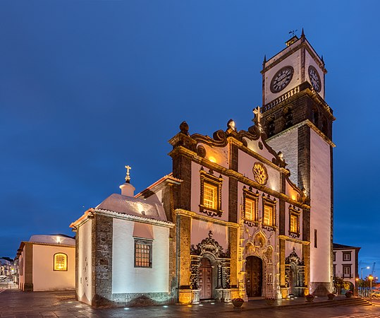 View of the exterior of the church.