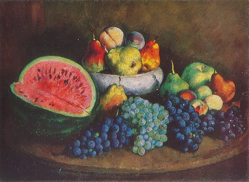 File:Ilya Mashkov - Watermelon and grapes.jpg