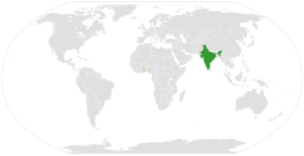 India és Togo