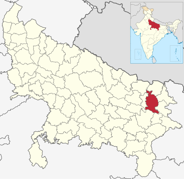 File:India Uttar Pradesh districts 2012 Gorakhpur.svg