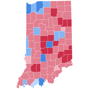 Indiana Presidential Election Results 2008.svg