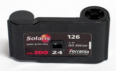 The 126 film cartridge.