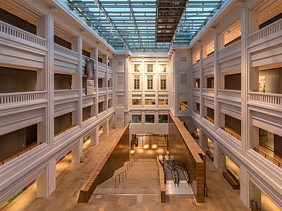 Interior of the National Gallery Singapore