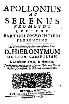 Intieri - Apollonius ac Serenus promotus, 1704 - 1449935..jpg