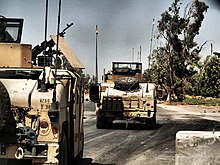 An M1114 Military light utility vehicle (250th TC/1-34BCT) on mission in Nasiriyah, Iraq Iraqguntruck2.jpg