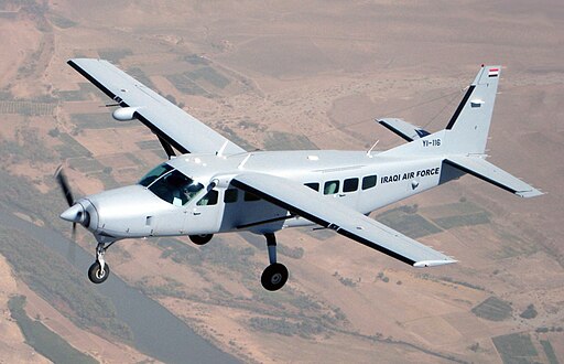 Iraqi Air Force Cessna 208 Caravan training mission