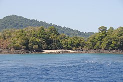 Coiba Island, an example of a preferred ringed kingfisher habitat Isla de Coiba - Granite de Oro - Pacific Ocean Islands off Panama - panoramio (25).jpg