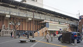 Näkymä JR-asemalle