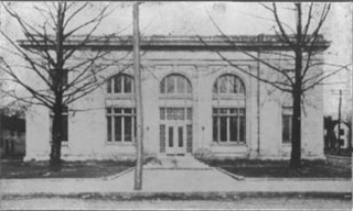 United States Post Office and Mine Rescue Station historic building built in 1915