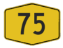 Federal Route 75 shield}}