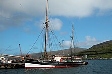 Johanna TG 326 was built in Sussex, England in 1884, but was sold to the village Vagur in the Faroe Islands in 1894, where it was a fishing vessel until around 1972. The smack was restored in the 1980s and now gives pleasure trips. Johanna TG 326, Vagur.FaroeIslands.1.jpg