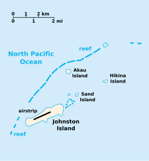 Johnston Island Air Force Base Airport in Johnston Atoll