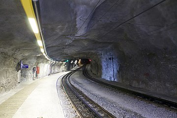 Tunnel bei der Station Eigerwand, 2865 m (2015)