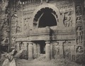 Ajanta Temple near Aurangabad, 1897