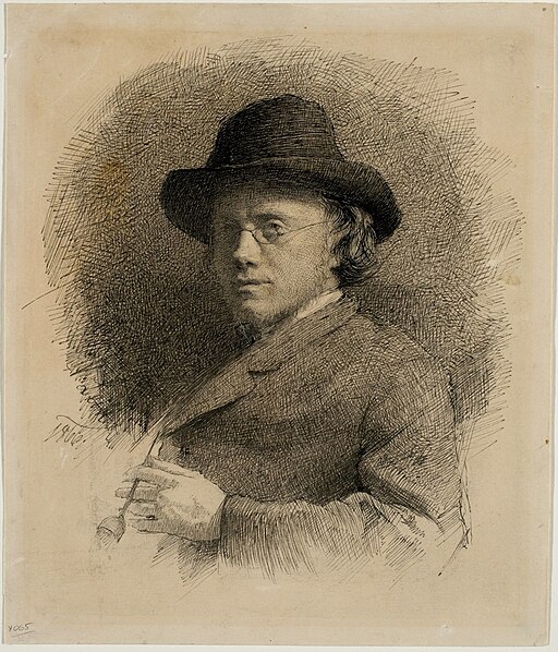 Karl Appold gezeichnet von Wilhelm Leibl 1