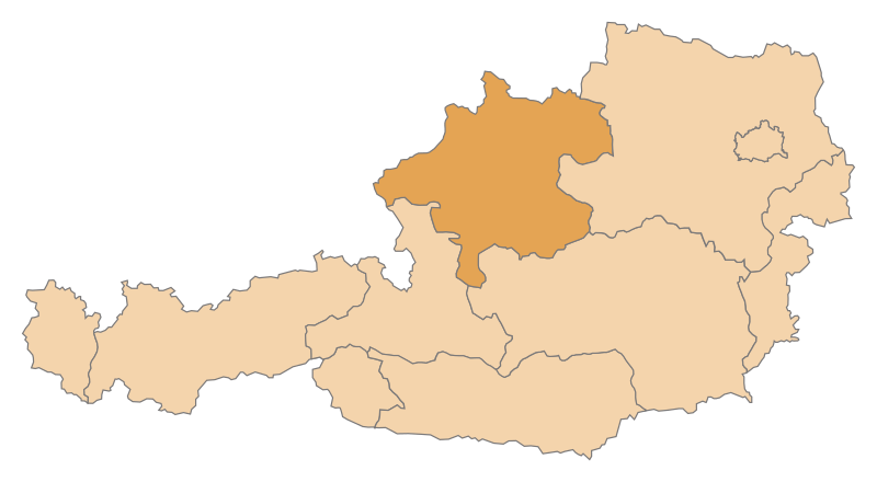 File:Karte AT Oberoesterreich.svg