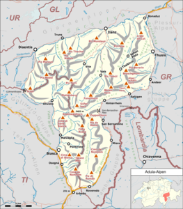 Adulahütte UTOE (Adula-Alpen)