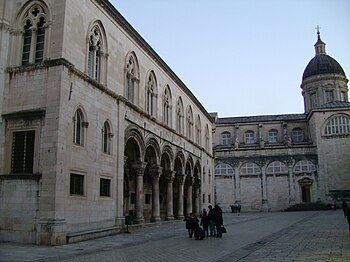 Rektorský palác a katedrála