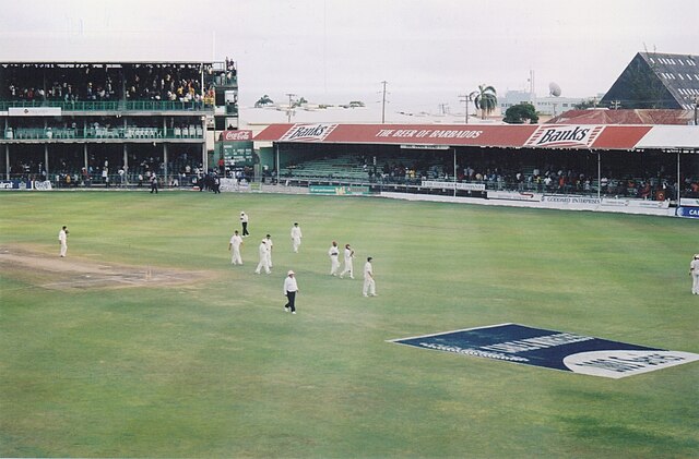 Photographie d'un match Indes occidentales - Australie en 2003.