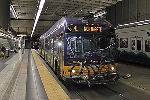 King County Metro 6944 at University Street station.jpg