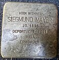 Kirchberg im Hunsrück Stolperstein Hauptstraße 67 Siegmund Mayer.jpg