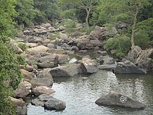 View of Koili Ghoghar Koilighugar Waterfall, Jharsuguda.jpg