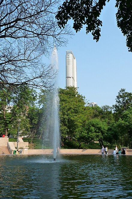 Kowloon Park offers an oasis of calm in the midst of high density living.