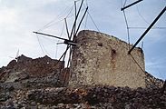 Windmühlen-Ruinen am Rand der Lasithi-Hochebene