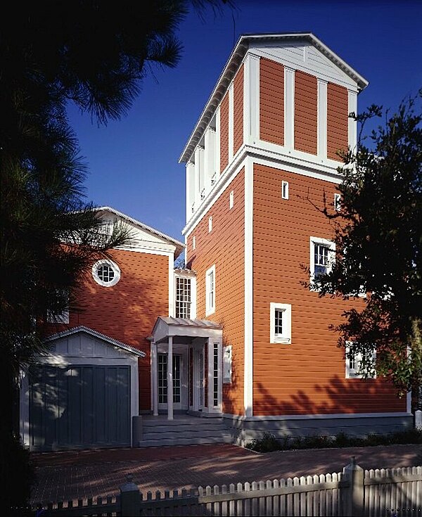 The Krier House, Seaside, Florida, designed late 1980s