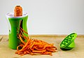 * Nomination Julienne and spiral vegetable slicer “GOURMETmaxx” with carrot --F. Riedelio 11:45, 21 May 2022 (UTC) * Promotion  Support Good quality. --Steindy 13:17, 21 May 2022 (UTC)