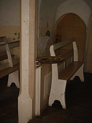 The church seats