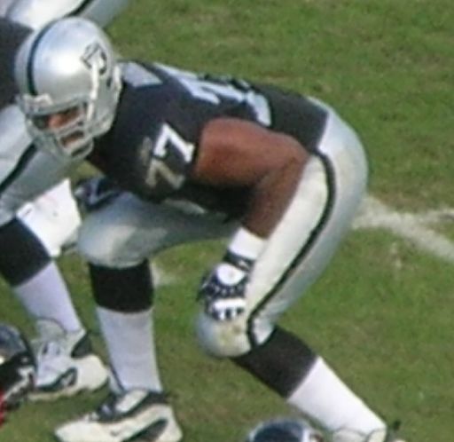 Kwame Harris in 2008 with Raiders