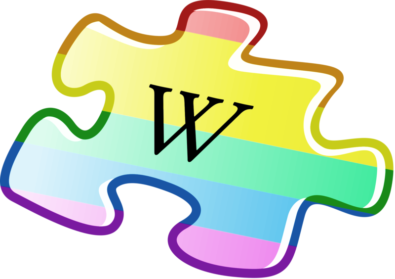 File:LGBT Flag Wikipedia logo.png