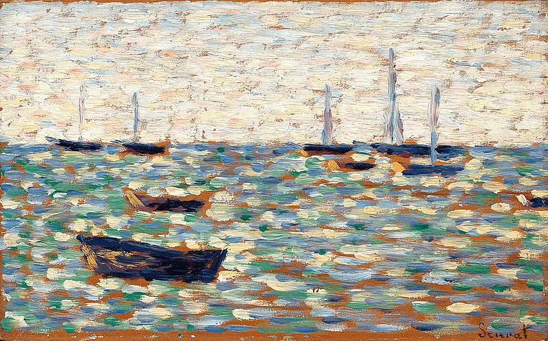 File:La Mer á Grandcamp by Georges Seurat.jpg