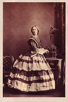 Lady Louisa Anne Magenis (1837–1918), carte de visite, by Camille Silvy, 1861.