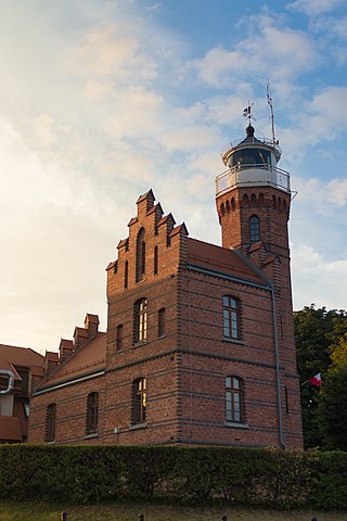 <span class="mw-page-title-main">Ustka Lighthouse</span> Lighthouse in Poland