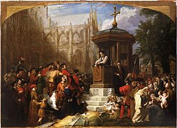 Latimer preaching at St.Paul's cross, 1855