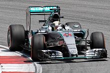 The dominance of Mercedes and Lewis Hamilton (pictured during practice) was a major talking point before the race. Lewis Hamilton 2015 Malaysia FP3 1.jpg