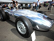 The unique Lister–Jaguar entered by Ecurie Ecosse