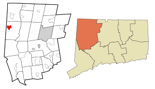 <span class="mw-page-title-main">Sharon (CDP), Connecticut</span> Census-designated place in Connecticut, United States